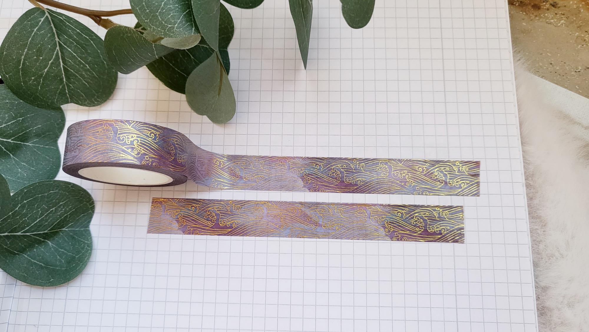 Washi Tape Wellen Aquarell